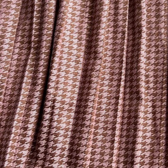 NWT Massimo Dutti Wide Leg Culotte Pleated Houndstooth Trouser Pants Spring 2018 - Picture 7 of 17